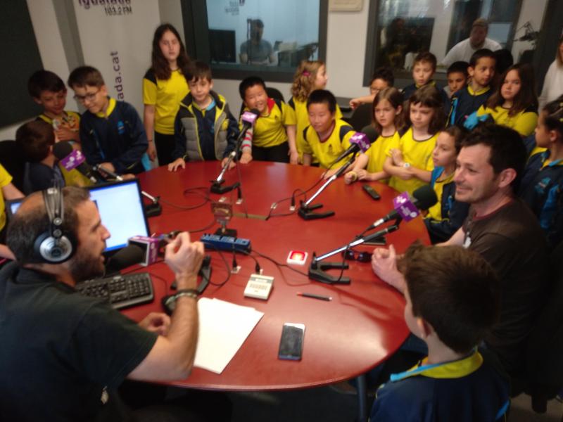 Visita a Ràdio Igualada - 3r EP Jesús-Maria 2018